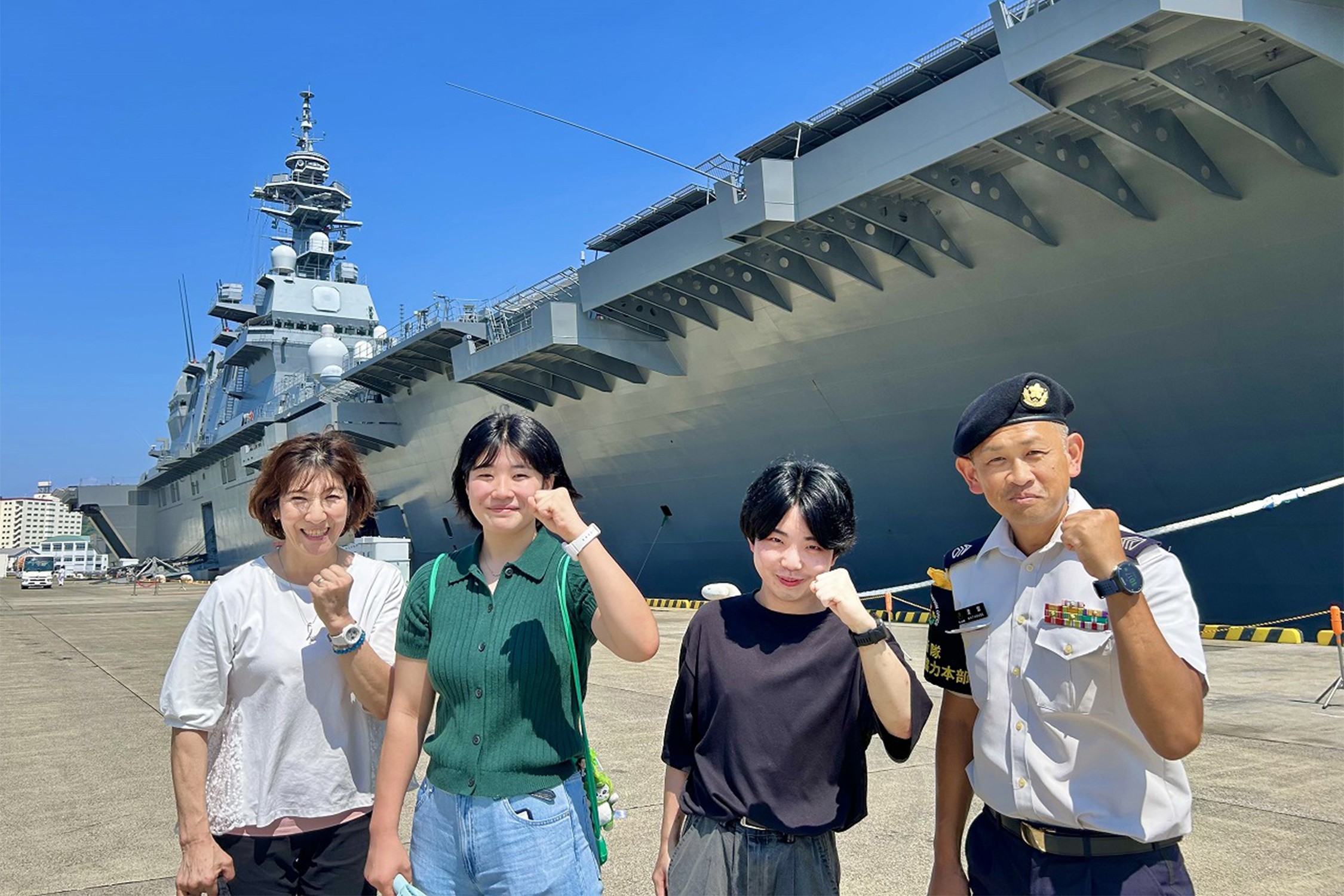 護衛艦「かが」で特別な一夜 参加者が自衛隊の魅力に触れる｜千葉地本