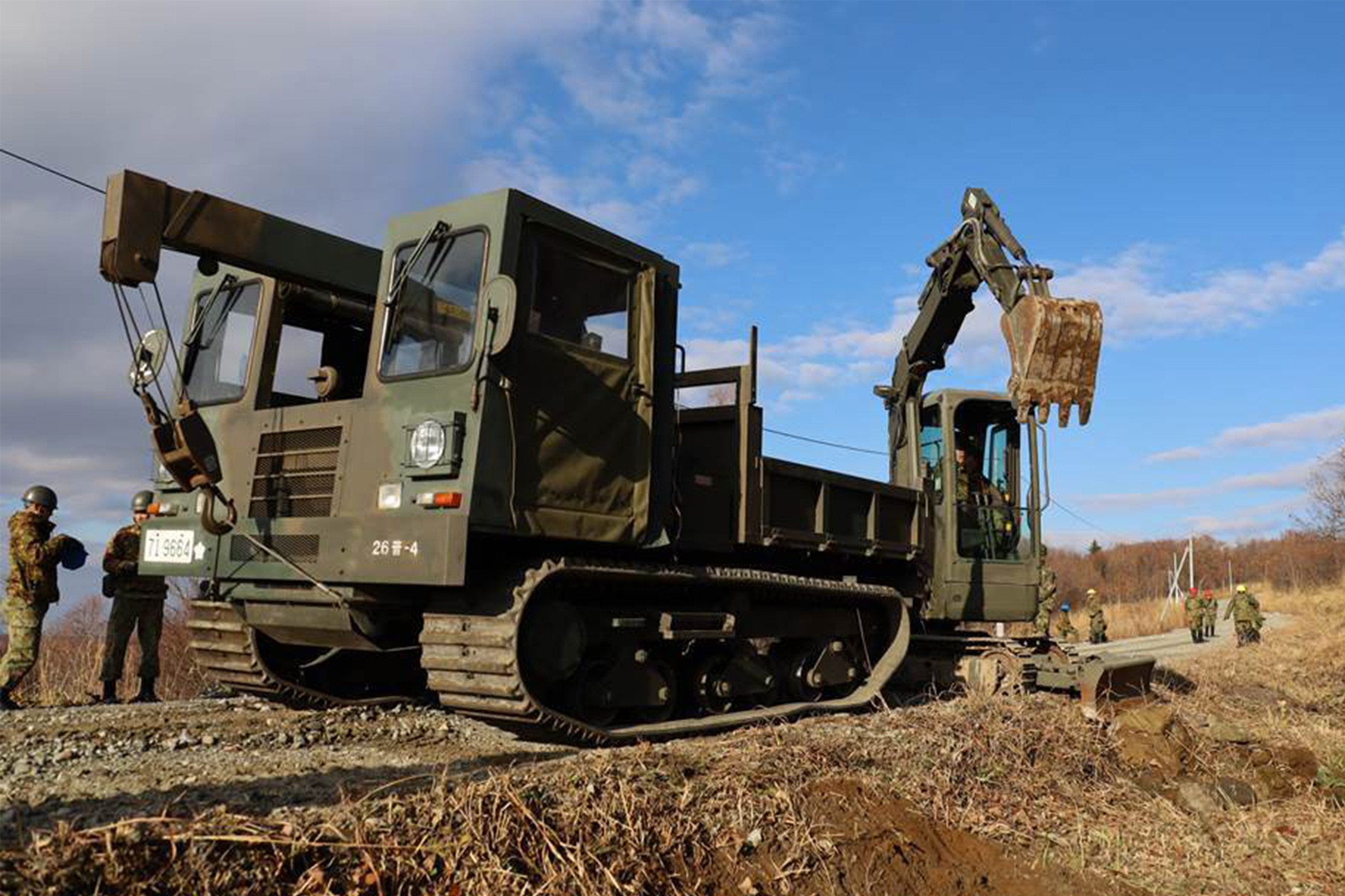 冬季訓練に備え 演習場を整備し受け入れ態勢万全に｜留萌駐屯地