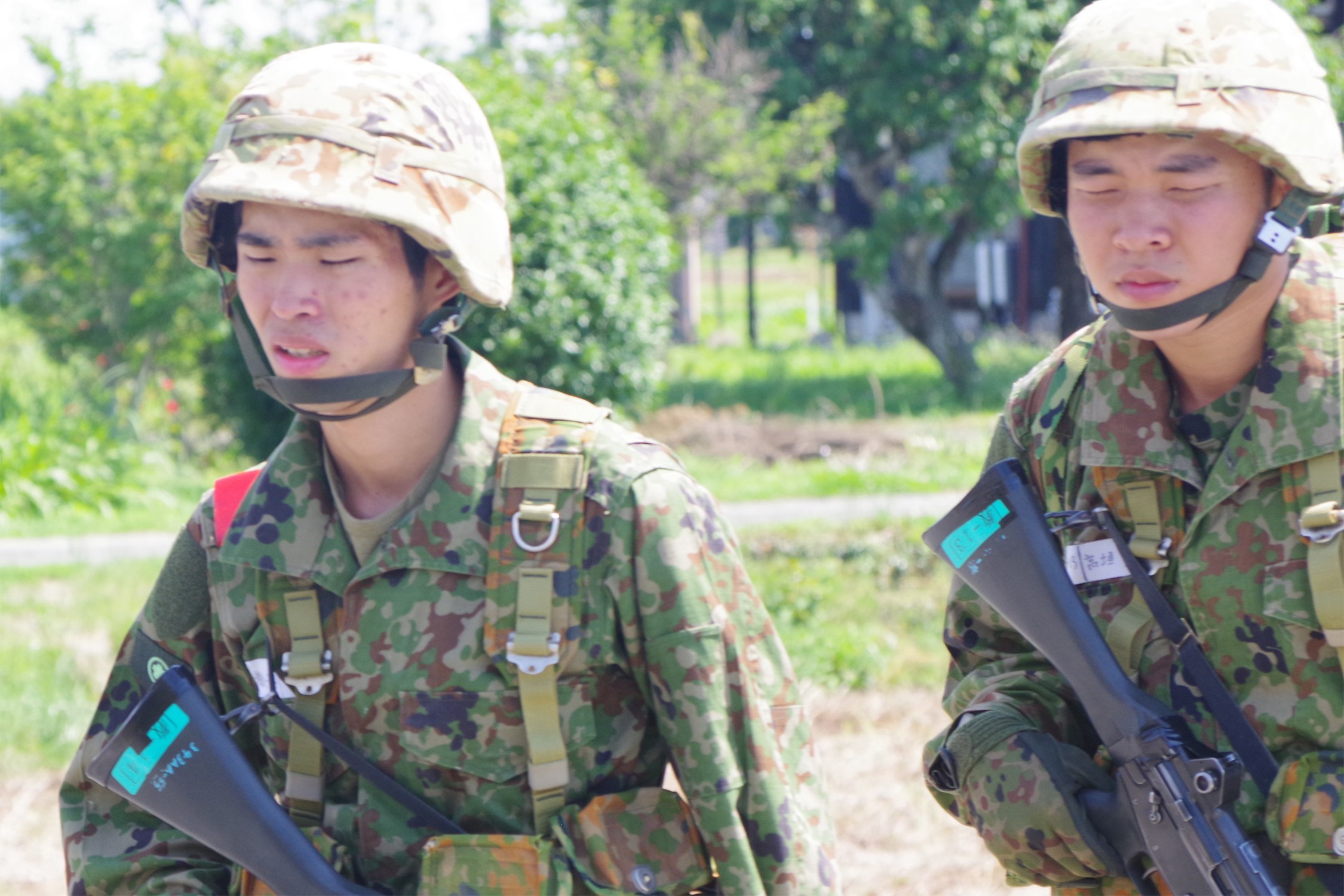 完歩します」の決意胸に 全員が25キロ完歩｜青野原駐屯地 - 防衛日報