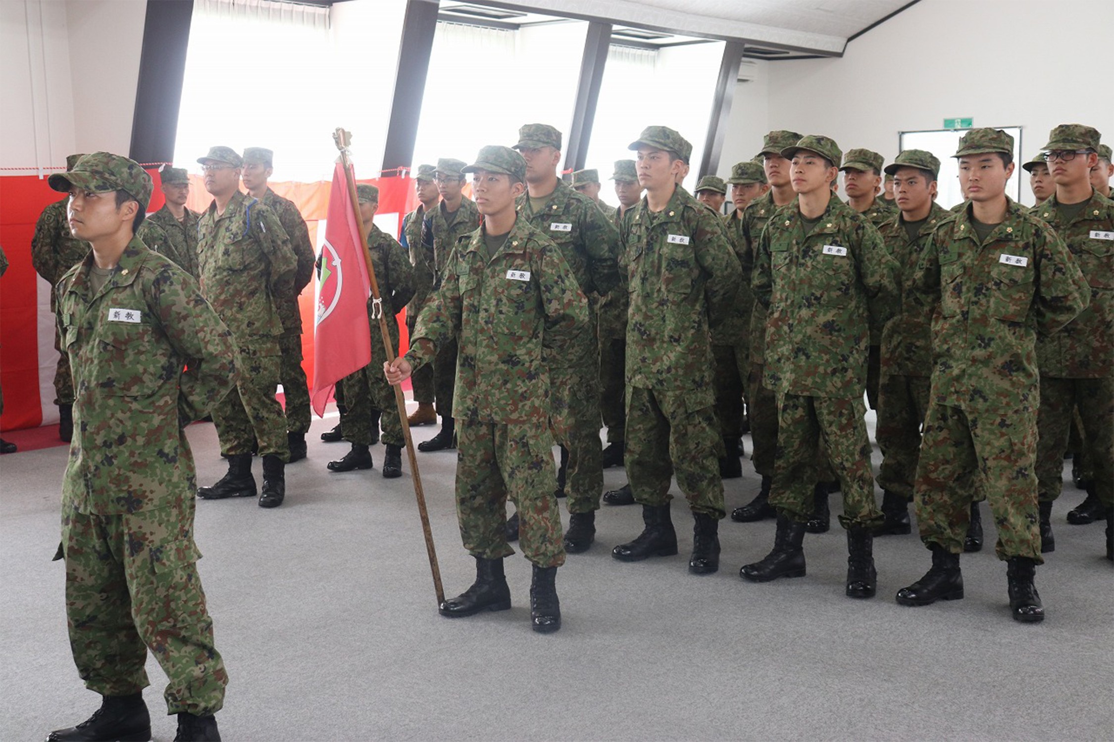 「挑戦せよ」「団結せよ」　施設科教育開始式で決意新た｜勝田駐屯地