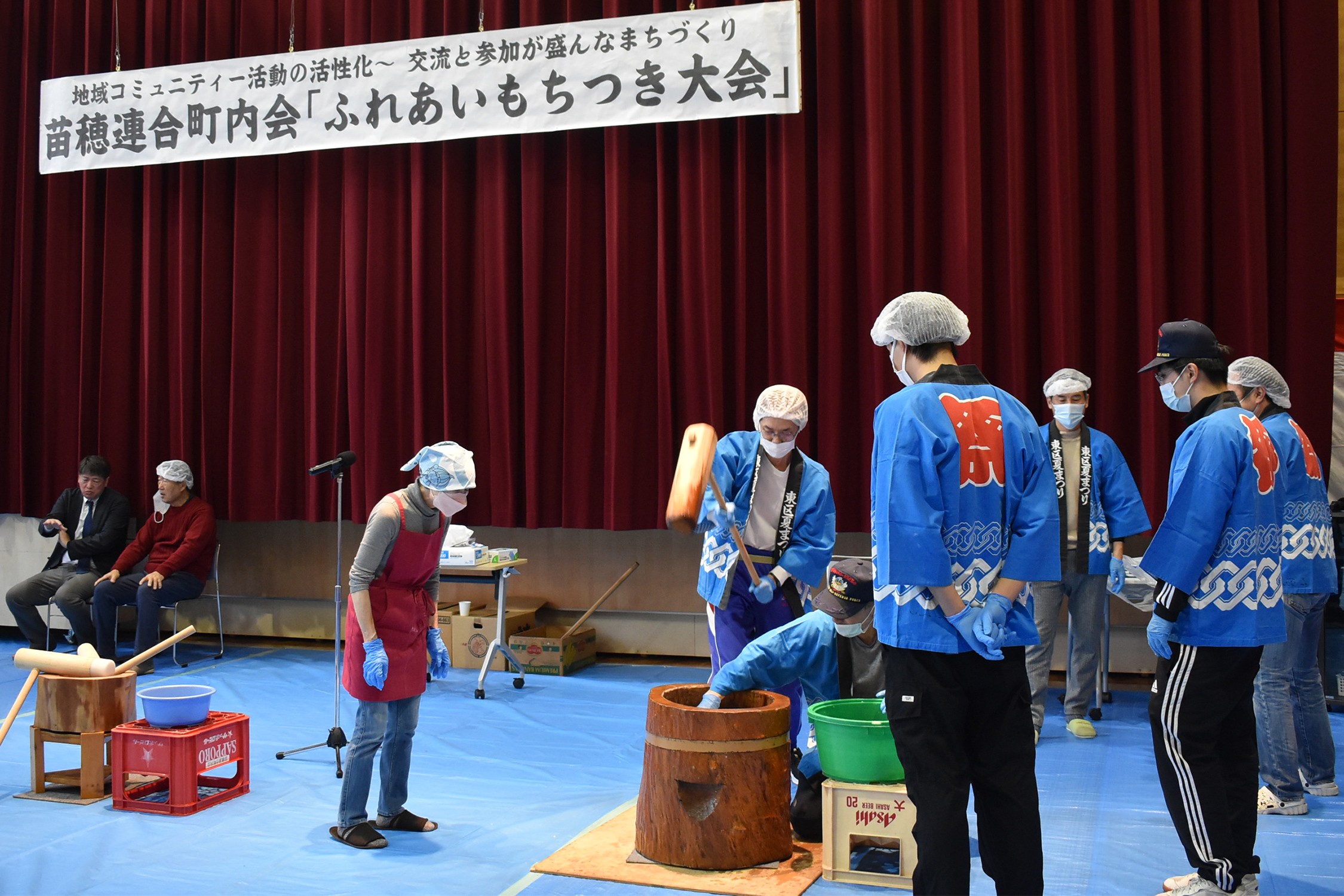 行事支援と広報を両立 餅つき大会で地域とふれあい｜苗穂分屯地